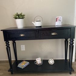 Black Console Table  W 42 H 31 