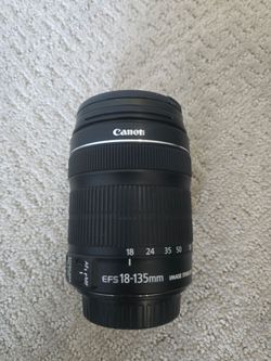 Canon EF-S 18-135mm IS STM camera lens!