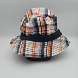 Kids Gymboree Plaid Cotton BucketHat Size 5-7