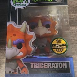 Funko Pop! Digital TMNT Triceraton #334  LE 2000
