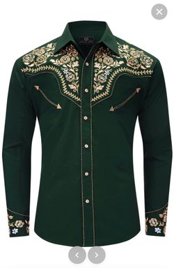 Western wear mens shirt camisa vaquera de hombre