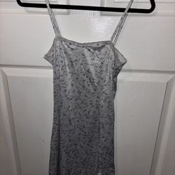 White Spaghetti Strap Dress 