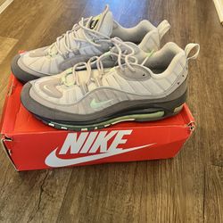 Nike Air Max 98 Vast Grey Mint Men's Size 12 Sneakers AH6799