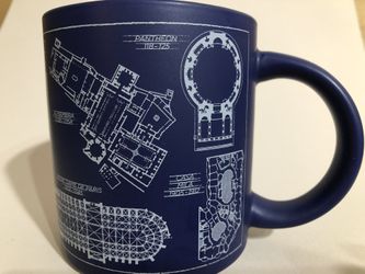 Architecture Mug, blue; new