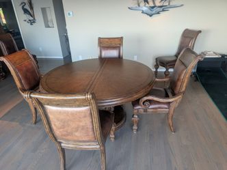 Dining room table and chairs