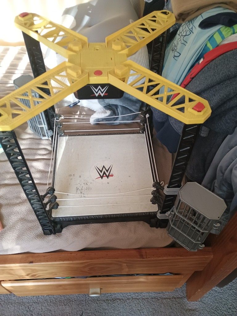 Wrestling Figures And Rings