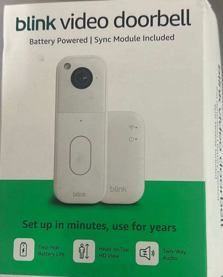 Blink Video Doorbell Camera