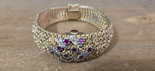 Rolex Ladies Peek-A-Boo Hidden Watch Bracelet