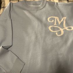 Signature" M"sweater  blue Size Small runs big 