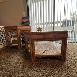 Hexagonal Wooden Tables 