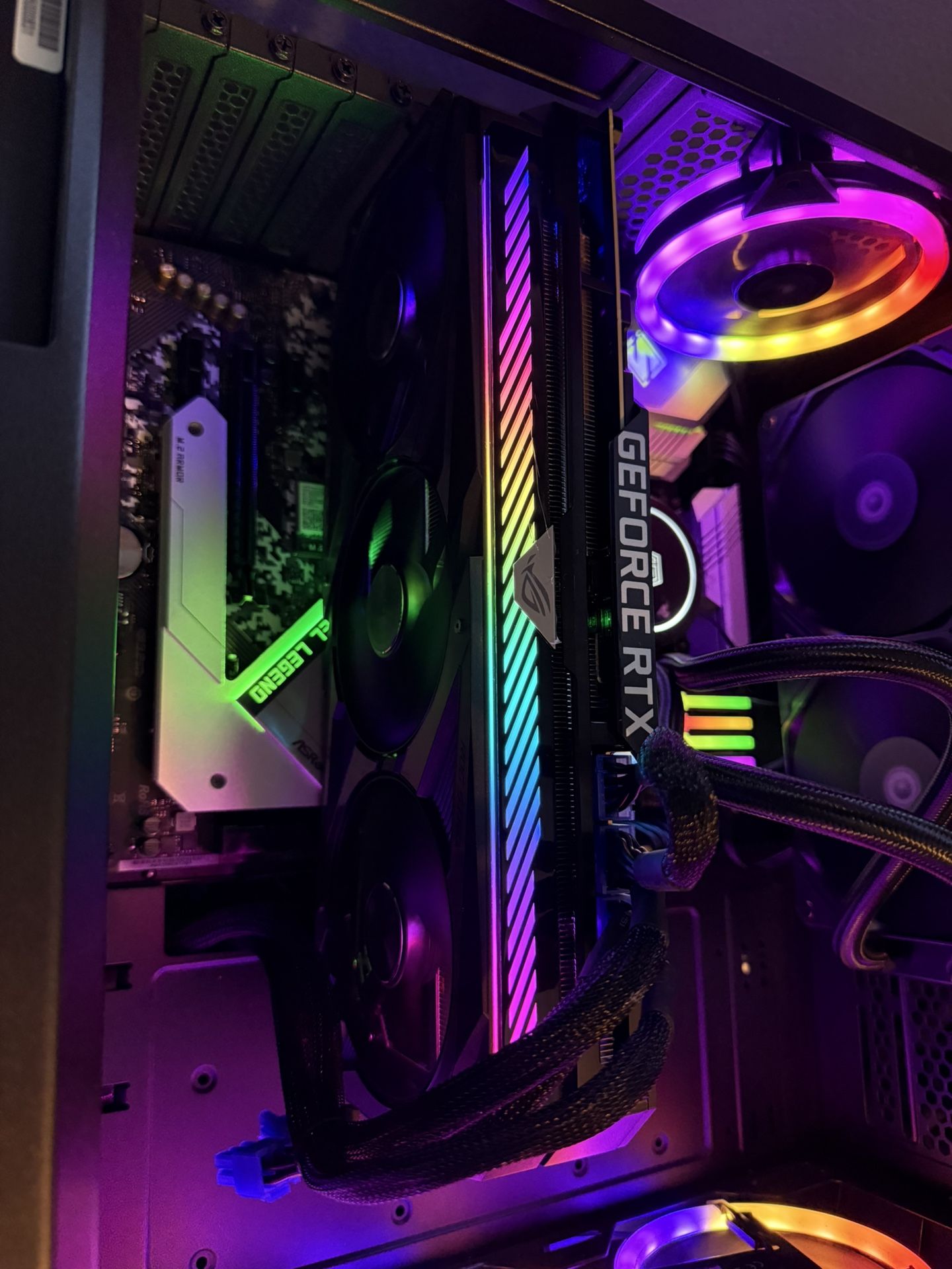 Nvidia Rtx 3080 Asus Rog Strix Graphics Card 10 GB GDDR6x