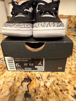 toddler size 6 Jordan's Retro 3