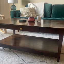 Maxwell Solid Wood Coffee Table 
