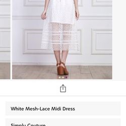 White Lace Dress
