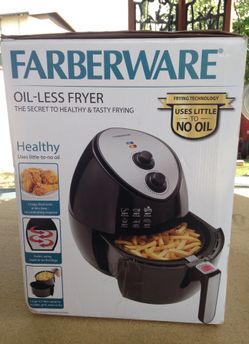 Olla eléctrica para cocinar sin aceite o manteca semi nueva cuestan alrrededor de $ 90.00en la tienda yo pido $ 60.00
