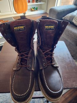 8 inch Wolverine Work Boots