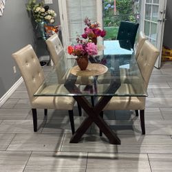 Glass Dining Table 