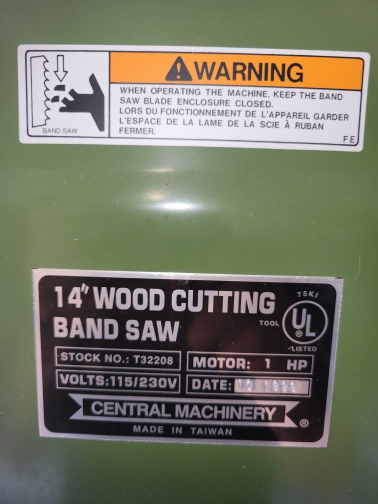 14" Band Saw