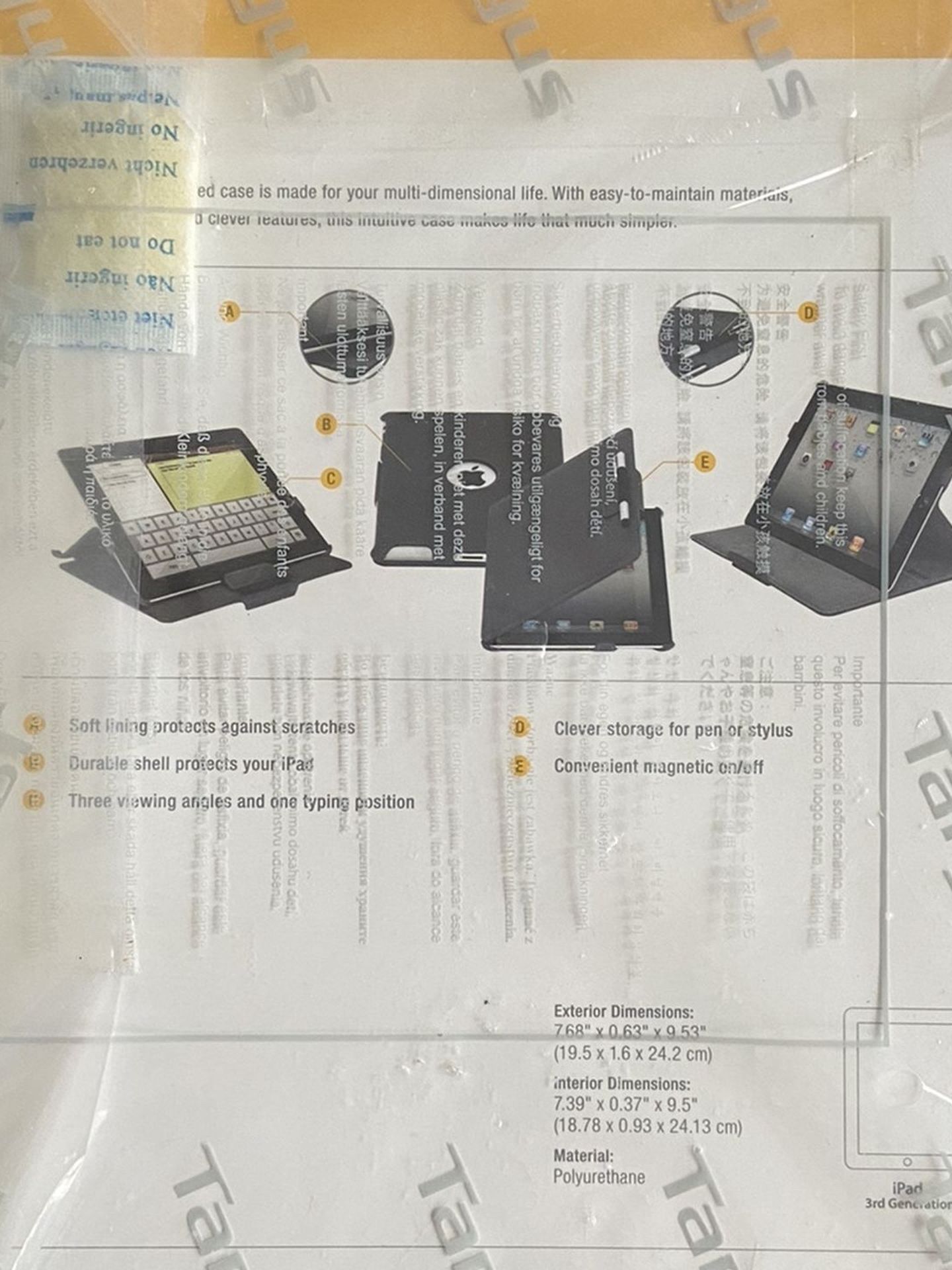 Targus Vuscape Case and Stand for iPad 3 and iPad 4th Generation, Charcoal Gray (THZ15702US)