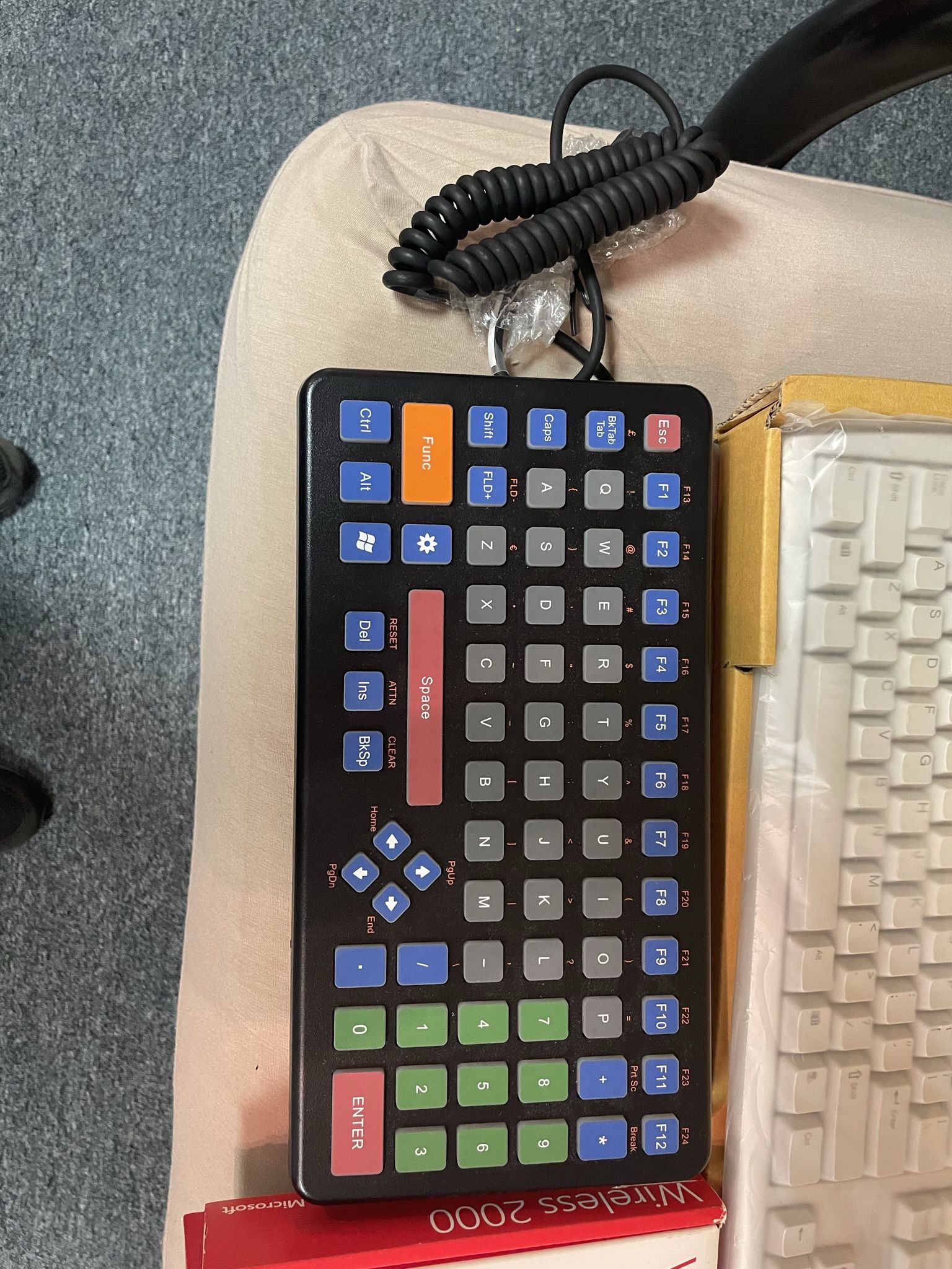 Computer Keyboard - New Data LTD DLI Model Rugged Keyboard