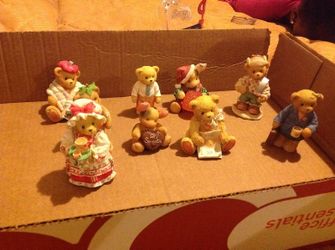 Lot of cherished tedddies and enesco pigs