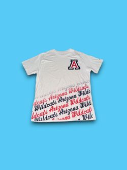 Vintage Arizona Wildcats Russell athletic script tee shirt white mens large