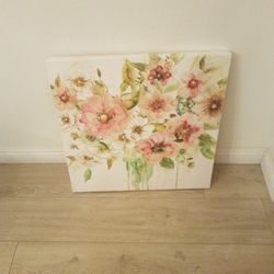Flower Canvas Decor 