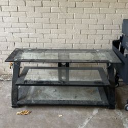 50” Glass TV Stand
