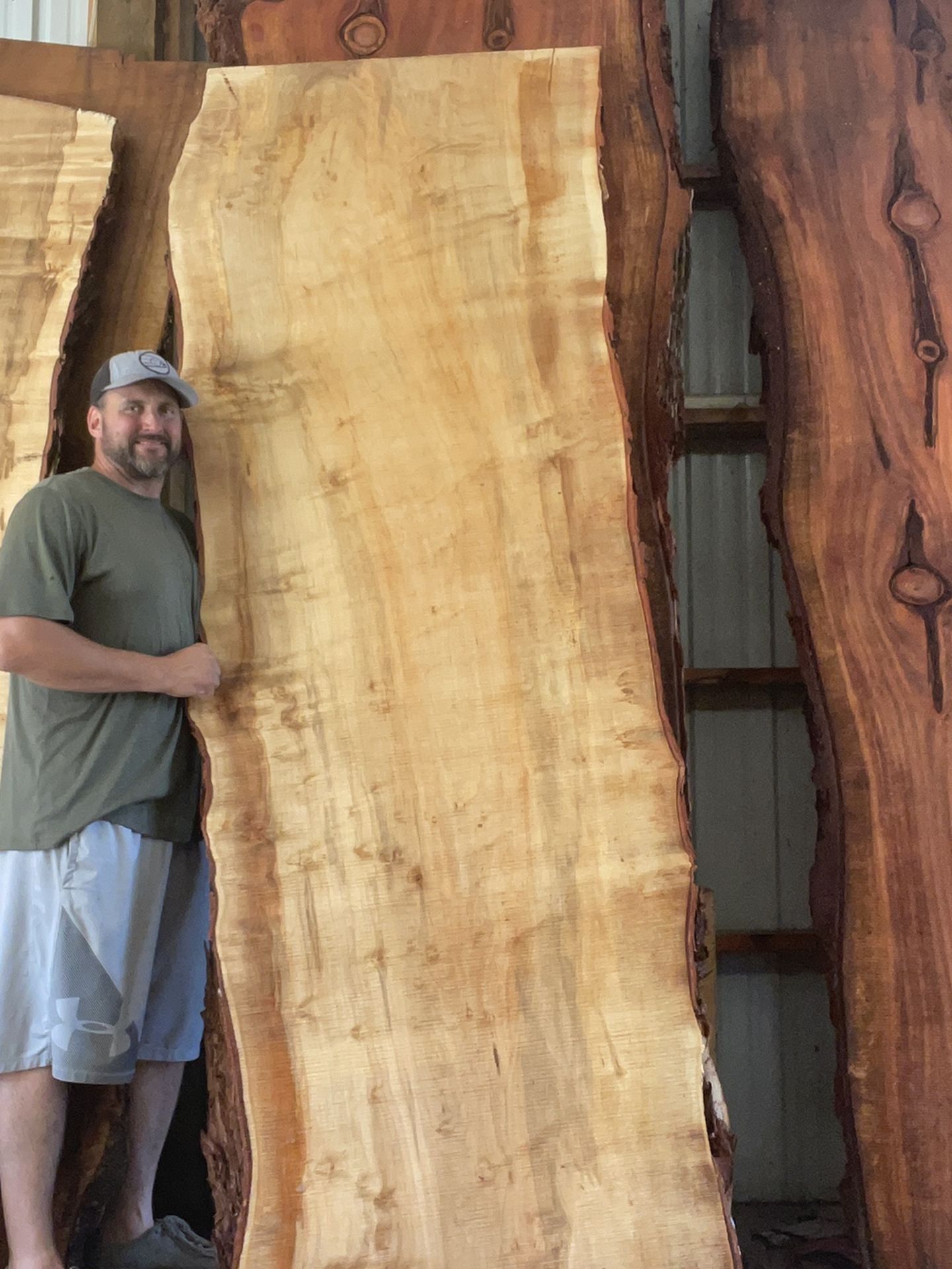 Gorgeous Huge Silver Maple Slabs With Lots Of Character!