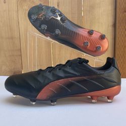 Puma King Soccer Cleats Mens Size 8.5 Puma Platinum 21  NANO GRIP