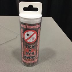 Tick and Itch Away. A safe and easy way to remove ticks and eliminate the itching that occurs afterwards.