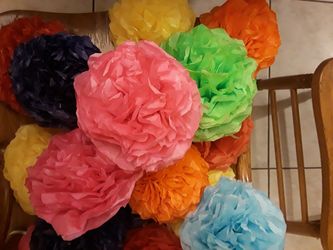 Flores para decorar en fiestas a $ 1.00 cada una