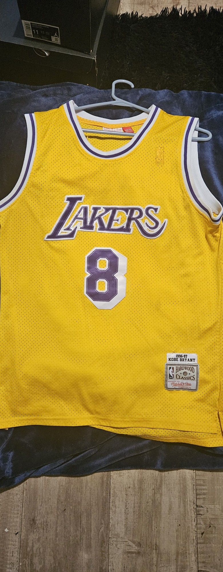 KOBE BRYANT jersey MITCHELL & NESS LA LAKERS 1(contact info removed) 48 M