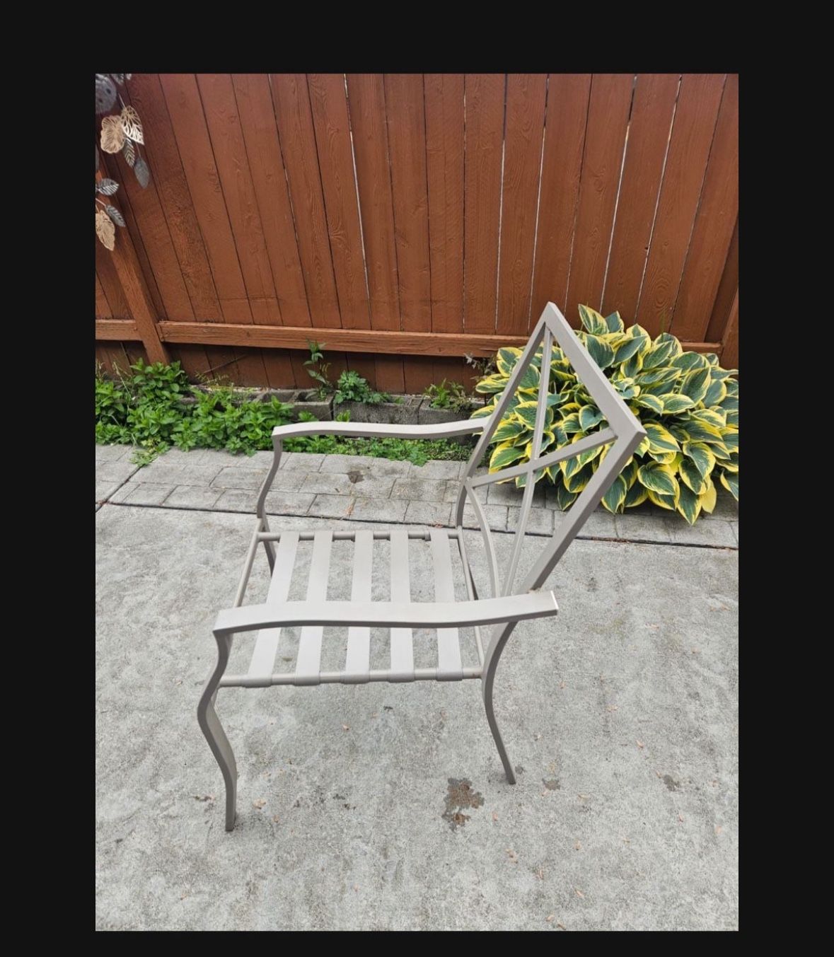 Four Metal Chairs