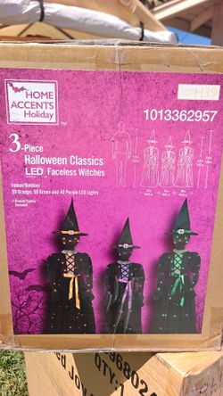 Halloween faceless witches