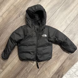 The North Face Infant 6-12 Months Reversible Jacket 550 Fill Wore Once  
