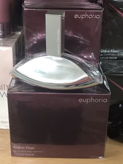 100 % authentic euphoria by Calvin Klein perfume for women 3.4oz (100ml). Original brand new in the box