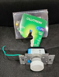 LUTRON DALIA LED+ ILLUMINATED ROTARY LIGHT DIMMER SWITCH (WHITE) MODEL RCL-153PNLH-WH