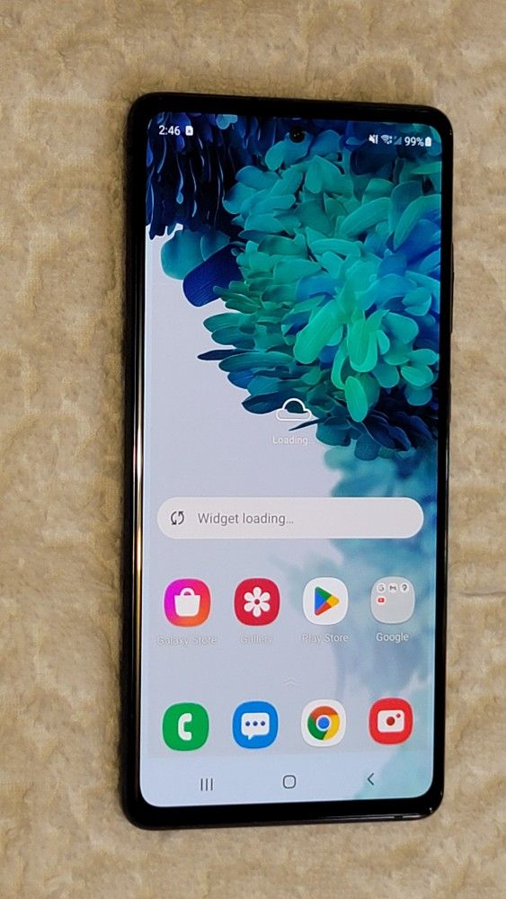 SAMSUNG GALAXY S20 FE 5G 128 GIGABYTES IN BLACK COLOR. PHONE IS UNLOCKED FOR ANY COMPANY CARRIER 