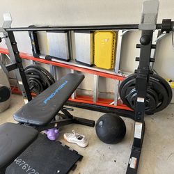 Work out equipment.
