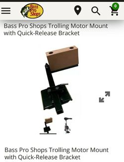 Bass Pro Shop quick release trolling motor mount