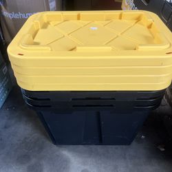 Greenmade 12 Gallon Storage Bin, 4-pack