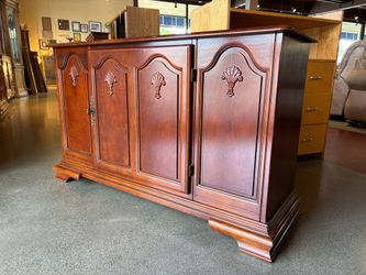 French Provincial Cherry Wood Sideboard