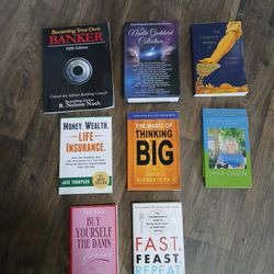 SMALL LOT OF NEW BOOKS (METAPHYSICAL, SELF-HELP, & WEALTH)