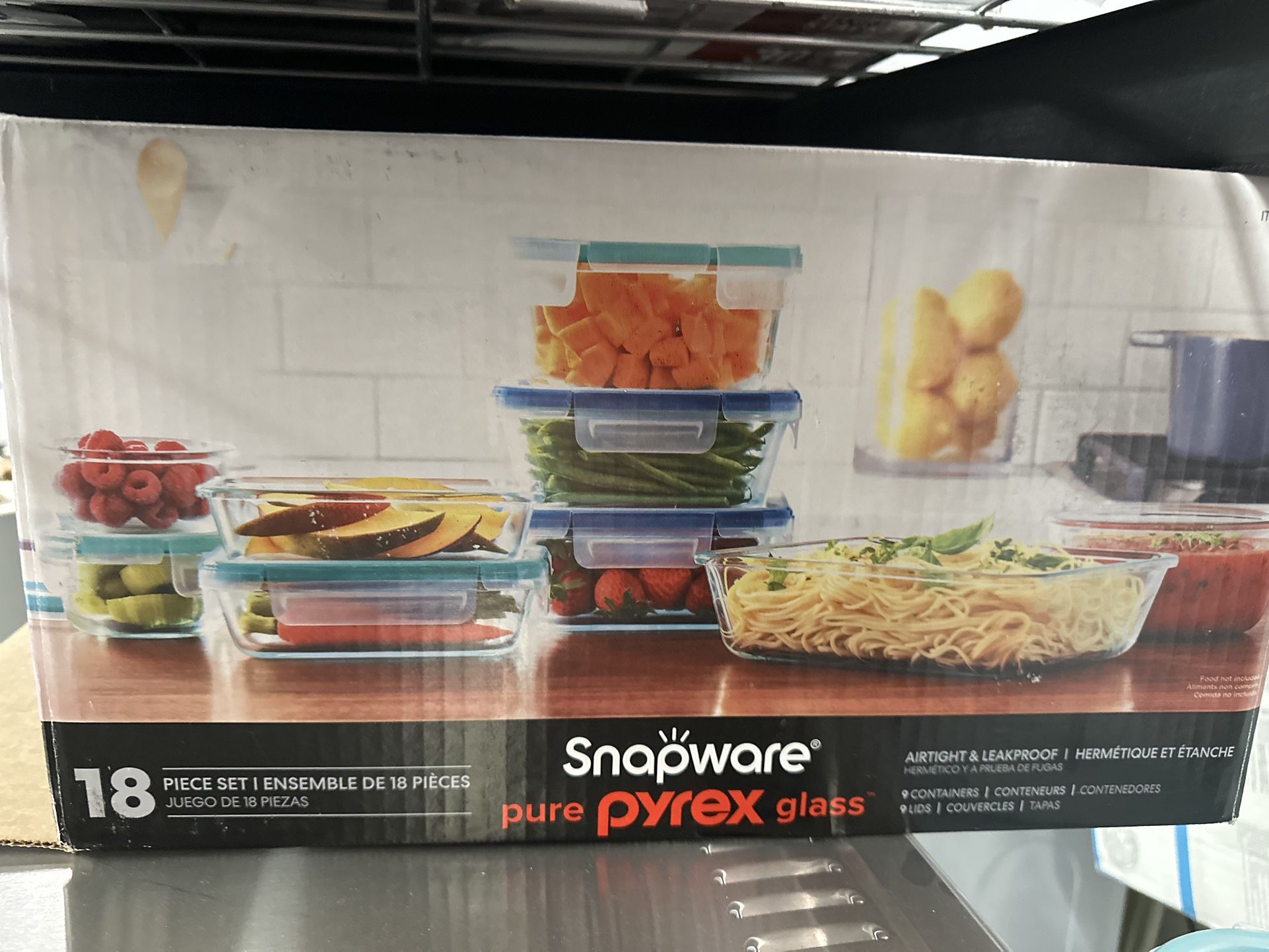 New Open Box Snapware Puré Pyrex Glass