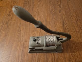 Authentic American Bank Check Perforator