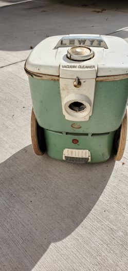 Vintage mid century Lewyt electric canister vacuum