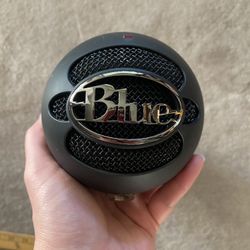 Black Blue snowball Ice Microphone