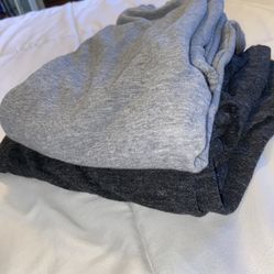 Light Grey Sweatshirt And Dark Grey Jacket