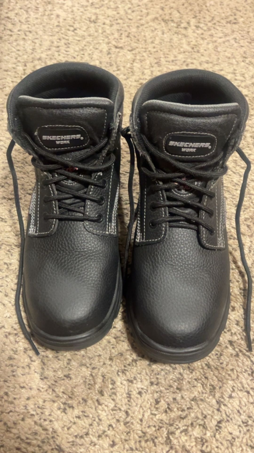 Sketchers Work Steel Boots Slip Resistant